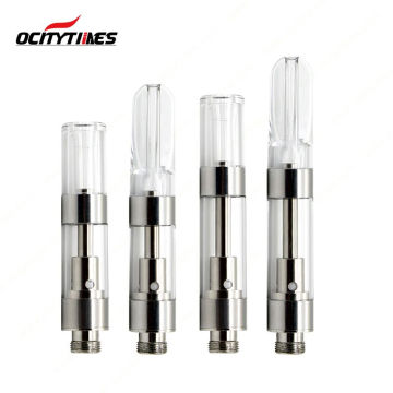 Wholesale No leak ceramic heating coil plastic cbd cartridge 510 vape tank